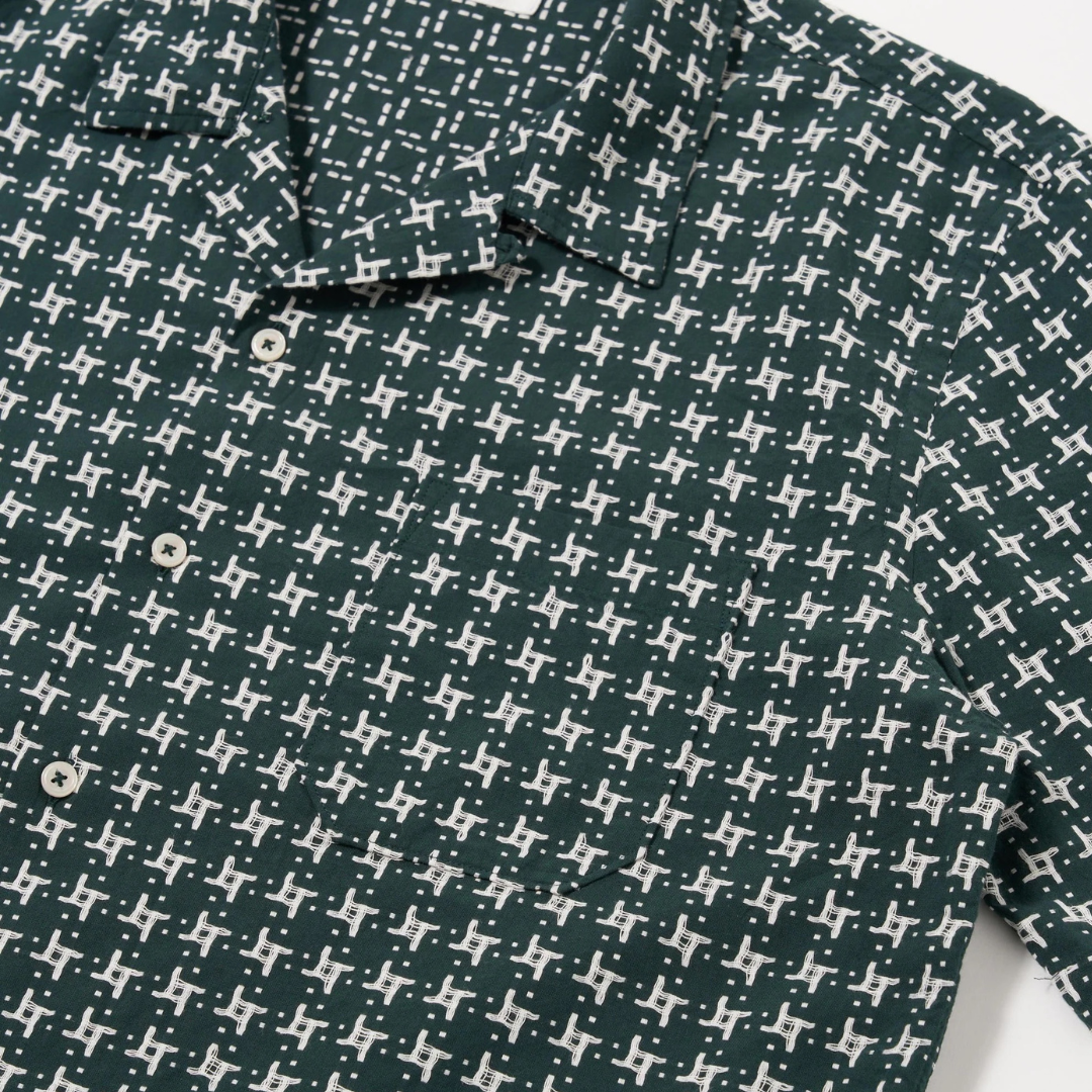 Universal Works Road Shirt in Green