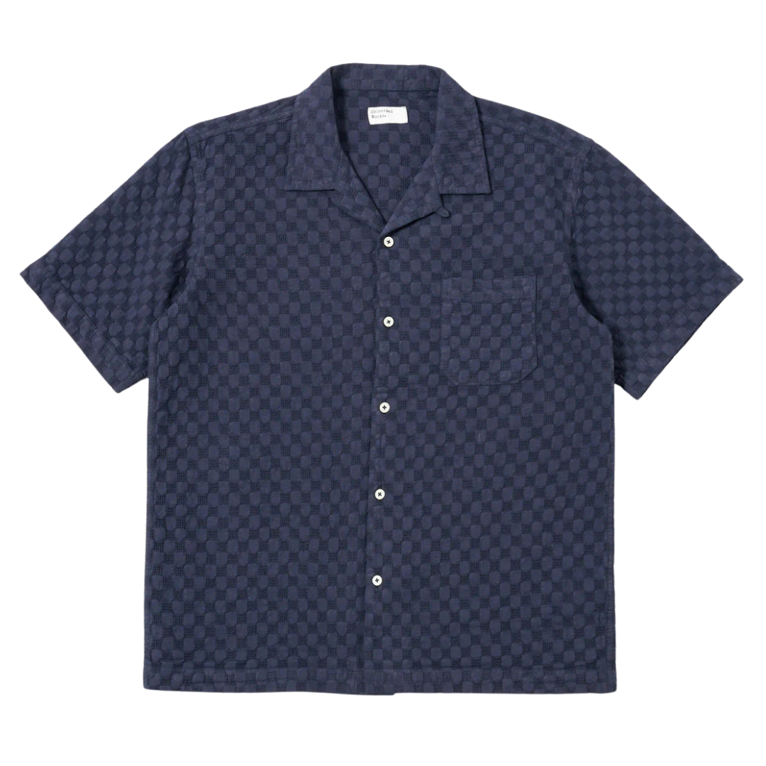 Universal Works Road Shirt in Navy