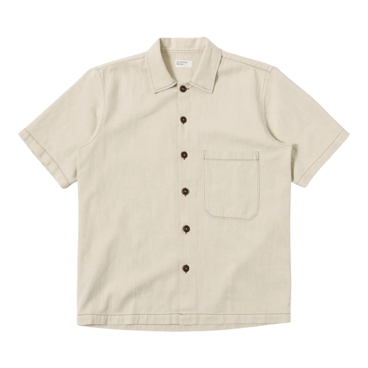 Universal Works Fatigue Shirt in Ecru