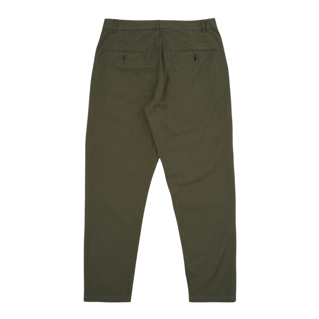 Pantalon chino militaire Universal Works coloris Olive