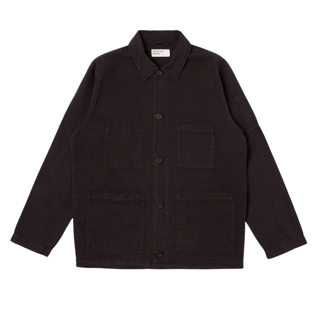 Universal Works Coverall Jacket in Licorice