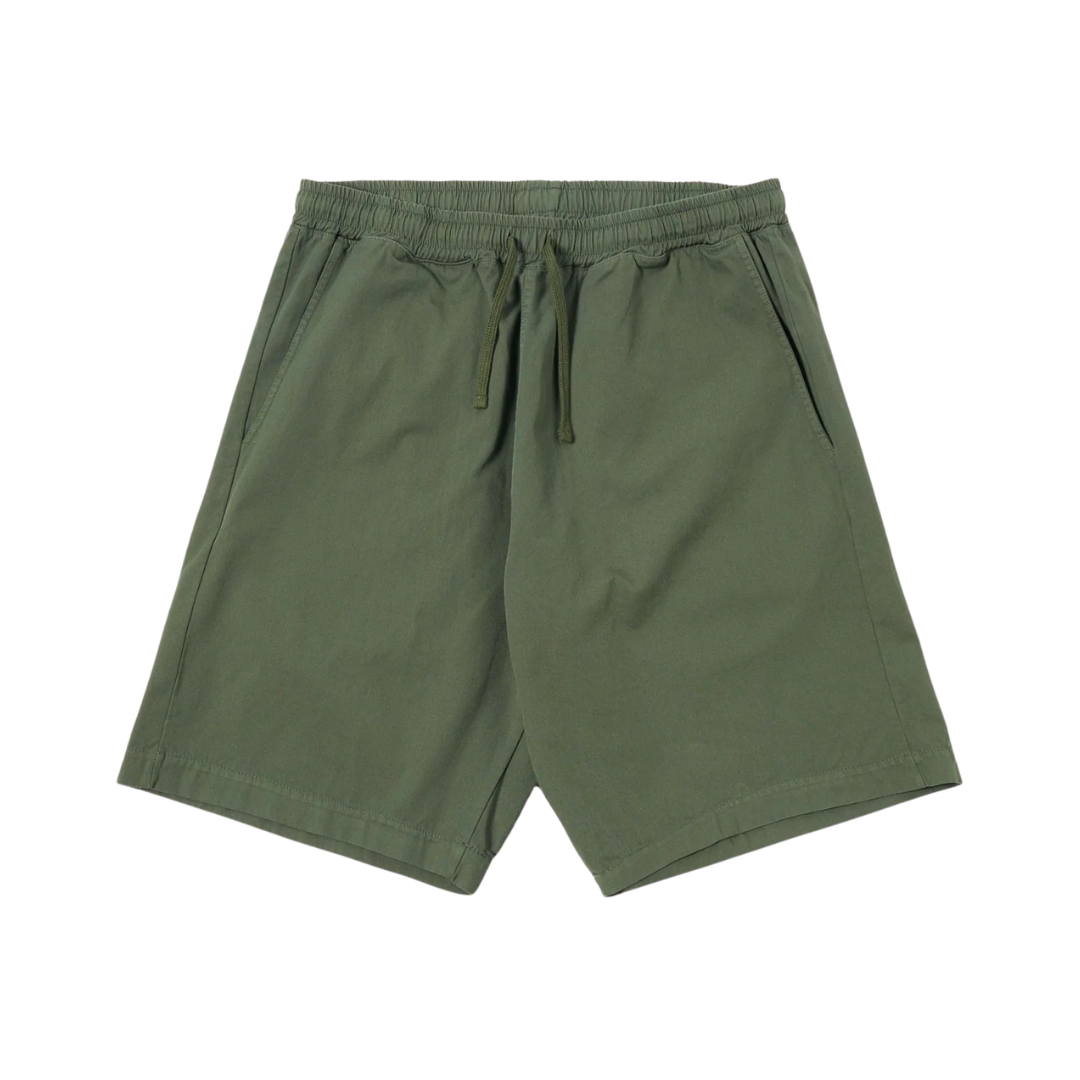 Universal Works Simple Short in Olive