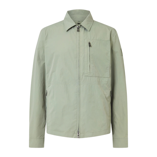 Belstaff Grid Overshirt in Lichen