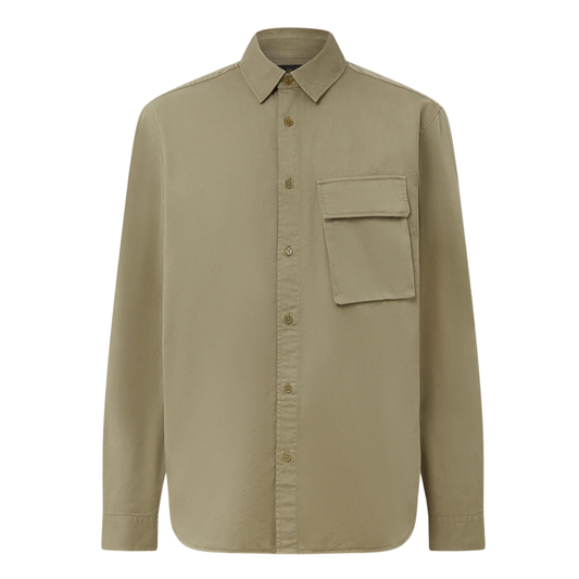 Belstaff Scale Shirt in Fatigue Green