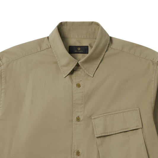 Belstaff Scale Shirt in Fatigue Green