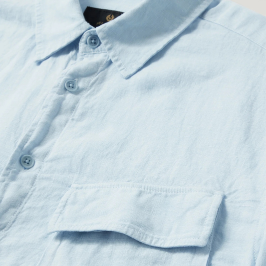 Belstaff Scale SS Shirt in Sky Blue