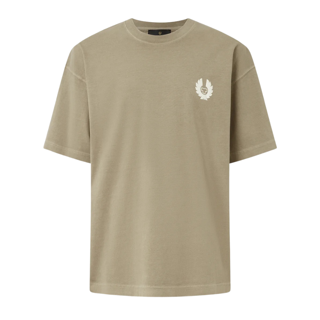 T-shirt de compétition Belstaff sable foncé