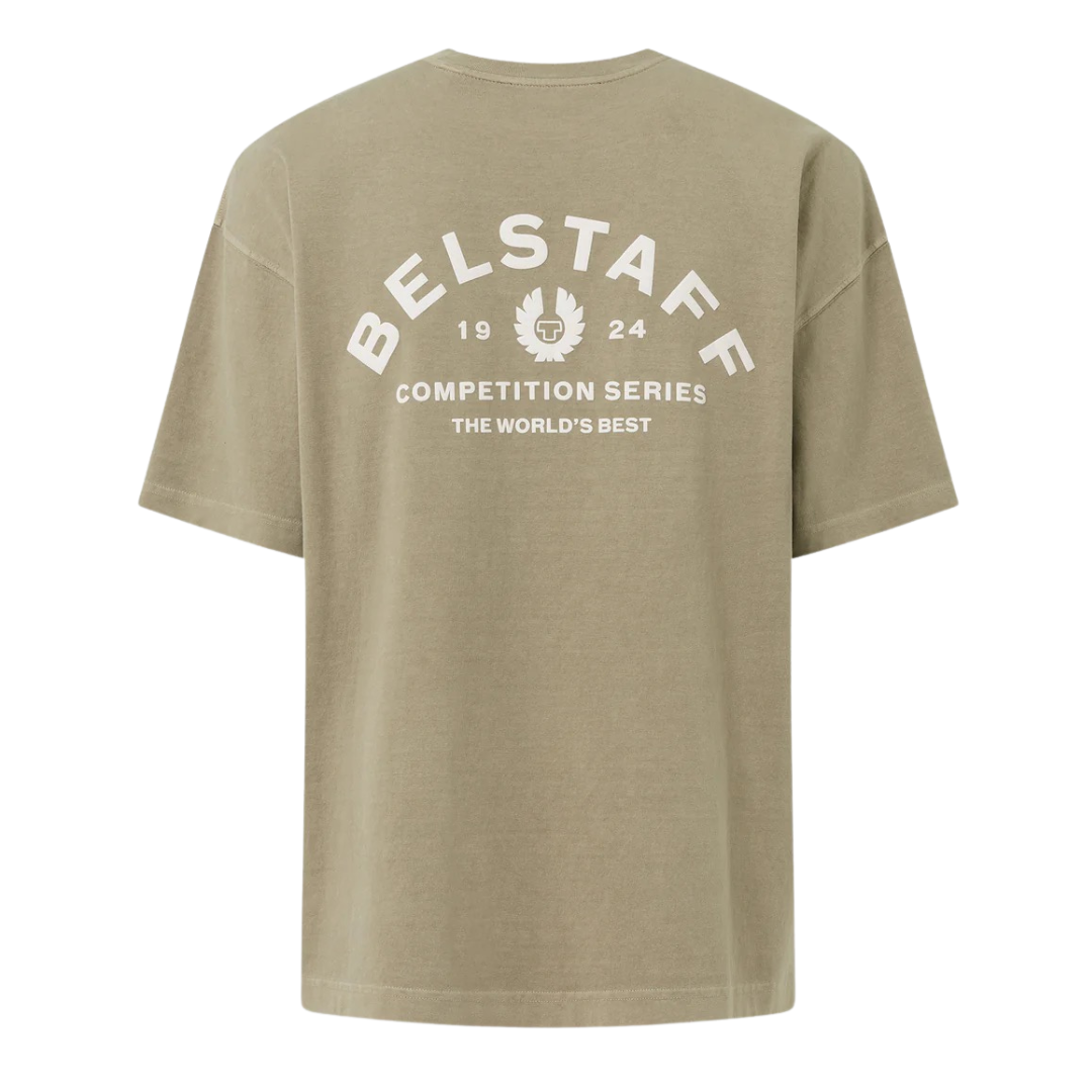 T-shirt de compétition Belstaff sable foncé