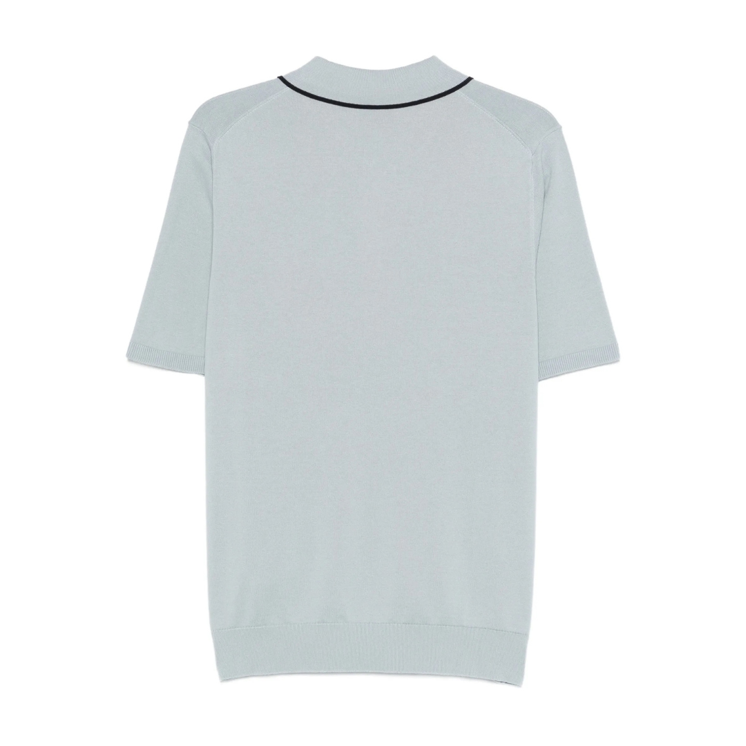Polo en maille Paul Smith bleu clair
