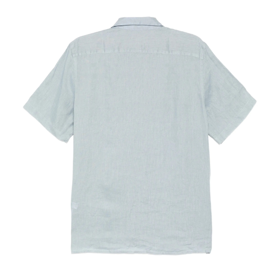 Chemise en lin coupe décontractée Paul Smith bleue