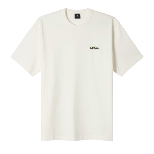 Paul Smith Oversized Logo T-Shirt in Off White