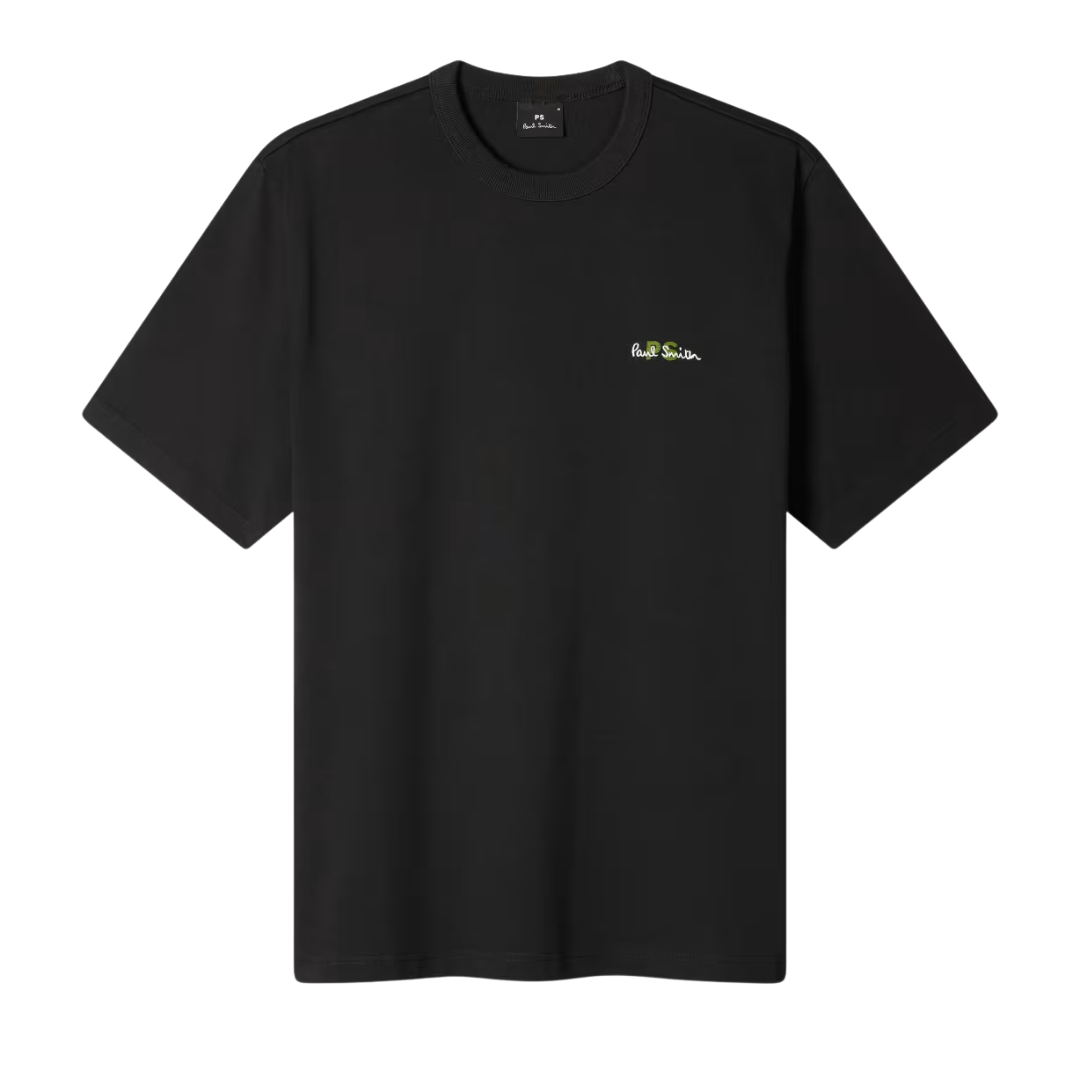 T-shirt surdimensionné noir à logo Paul Smith