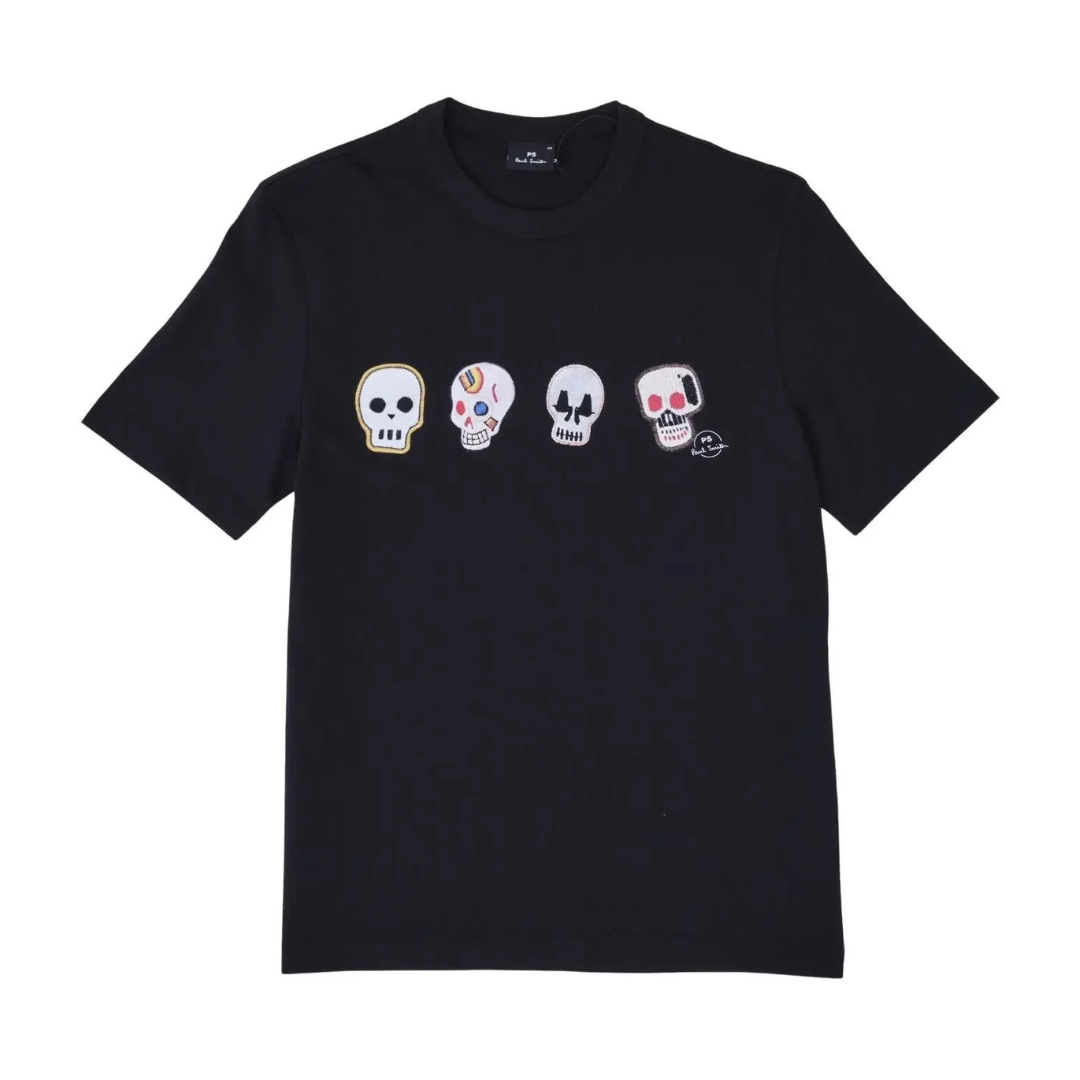 T-shirt Paul Smith Skulls noir