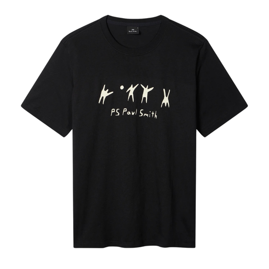 Paul Smith Volleyball T-Shirt in Black