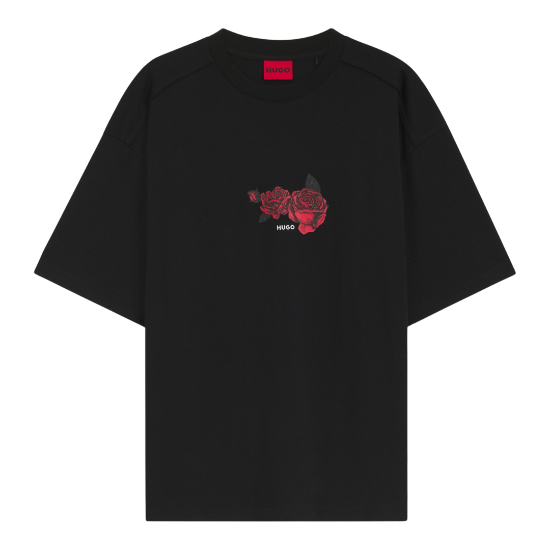 HUGO Domans T-Shirt in Black