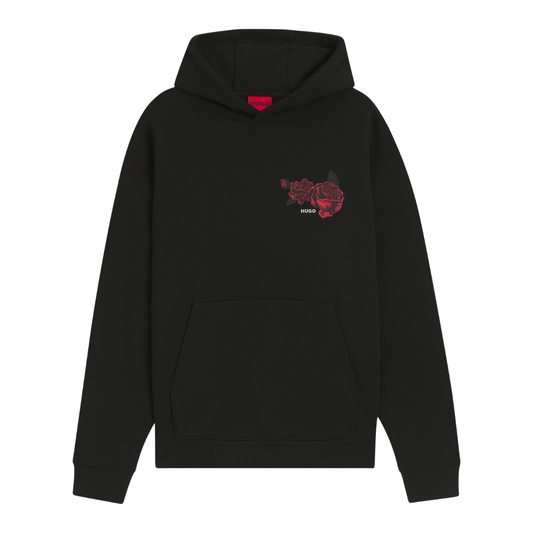 HUGO Dagethood Hoody in Black