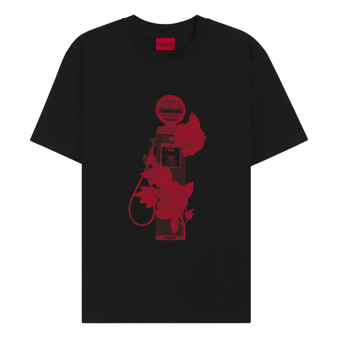 HUGO Dikerd T-Shirt in Black