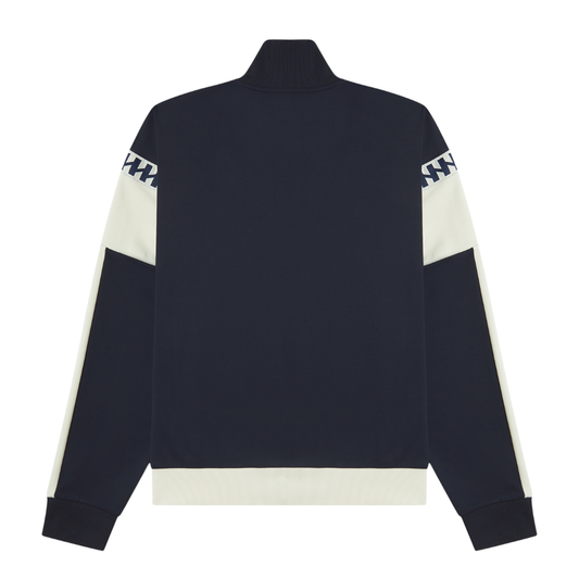 Fred Perry X MEYBA Cut and Sew Track Jacket in Navy
