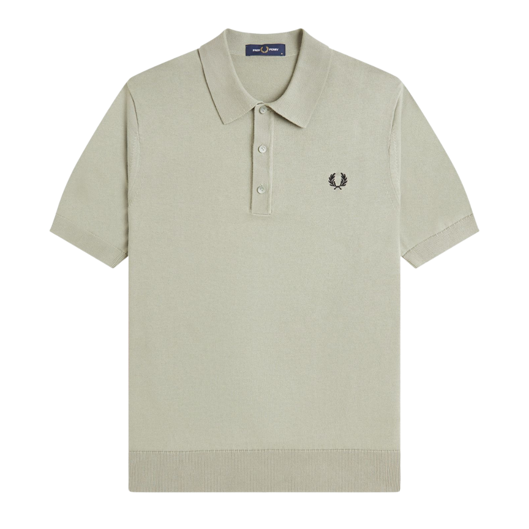 Chemise en maille de coton Fred Perry coloris Seagrass
