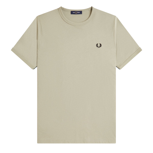 Fred Perry Ringer T-Shirt in Seagrass