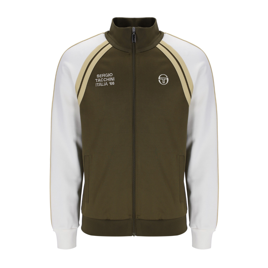 Haut de survêtement Sergio Tacchini Ghibli Davis vert olive foncé