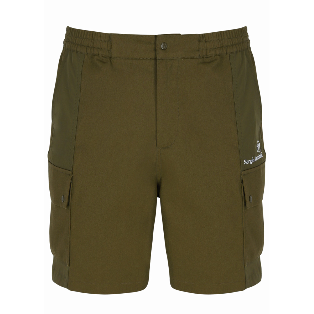 Sergio Tacchini Calisti Shorts in Dark Olive