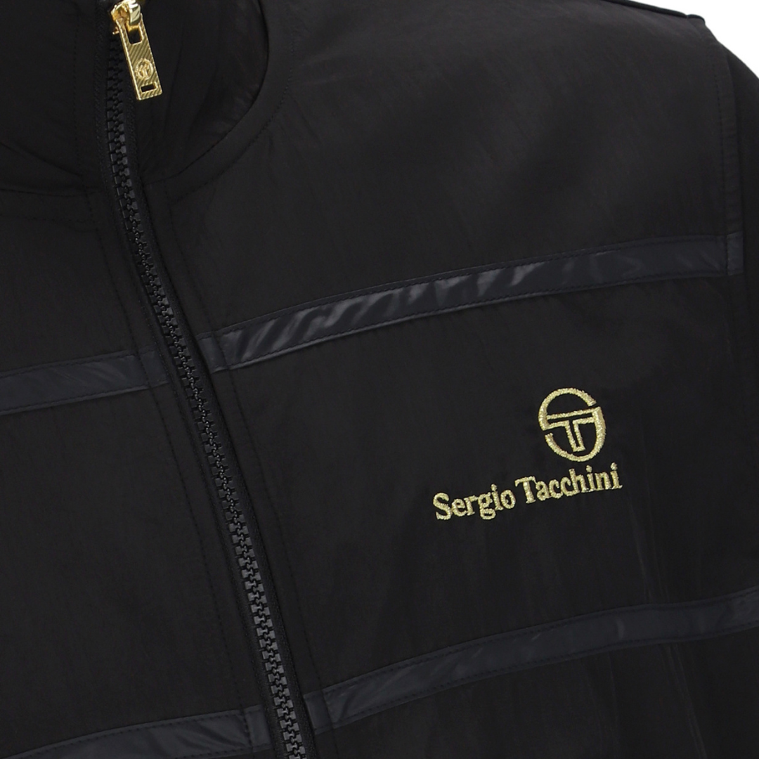Sergio Tacchini Cassio Track Top in Black
