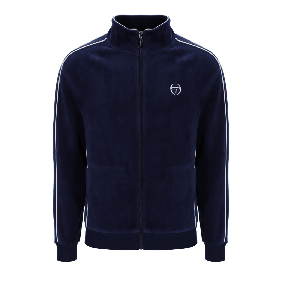 Haut de survêtement Tasso Sergio Tacchini bleu marine