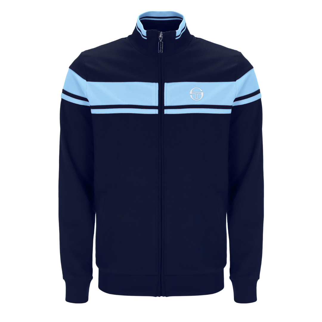 Sergio Tacchini Damarindo Track Top in Maritime Blue