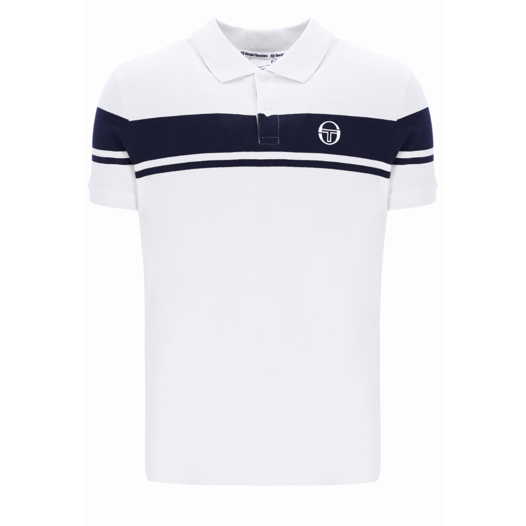 Sergio Tacchini Young Line Polo in White