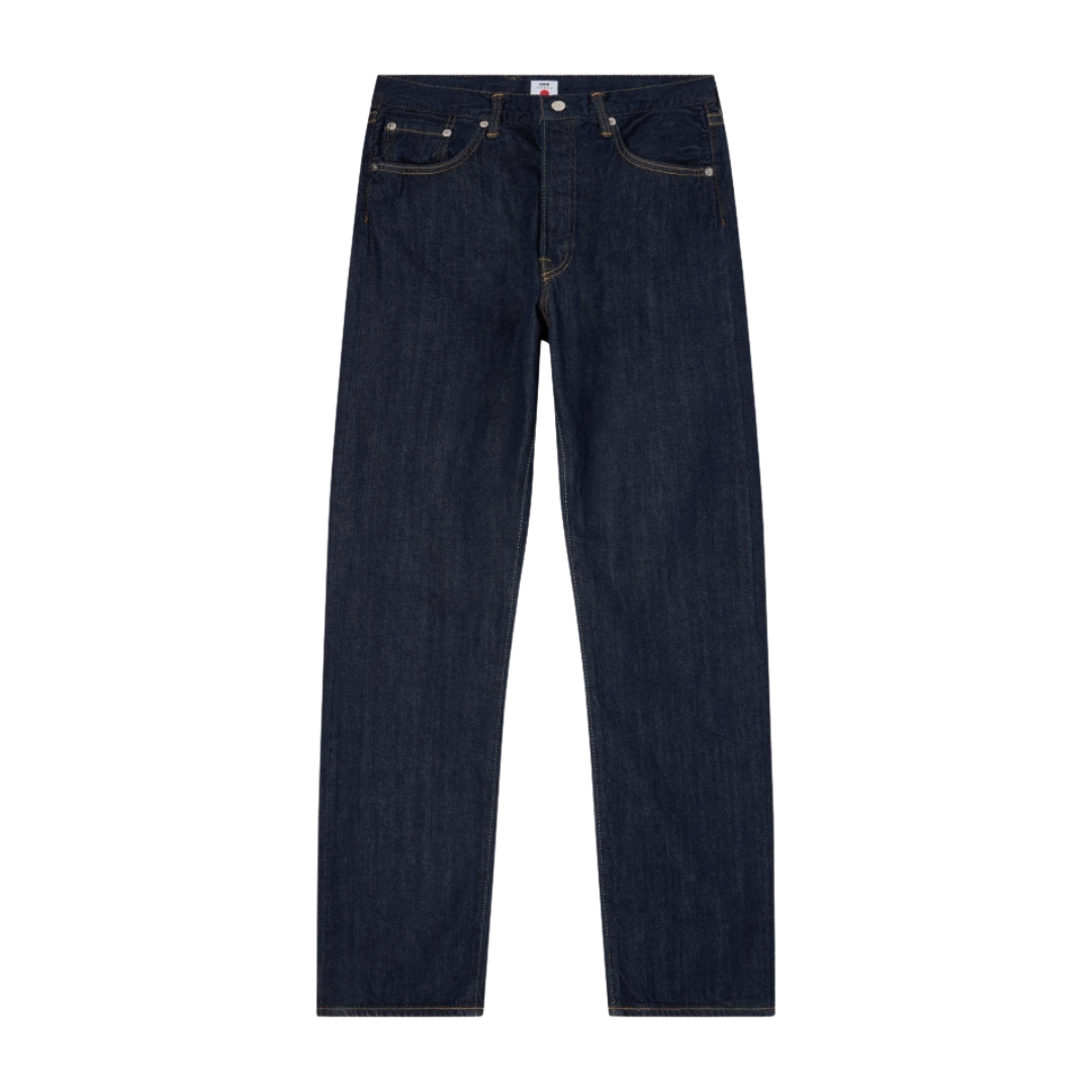 Edwin Regular Straight Jeans in Blue - Rinsed