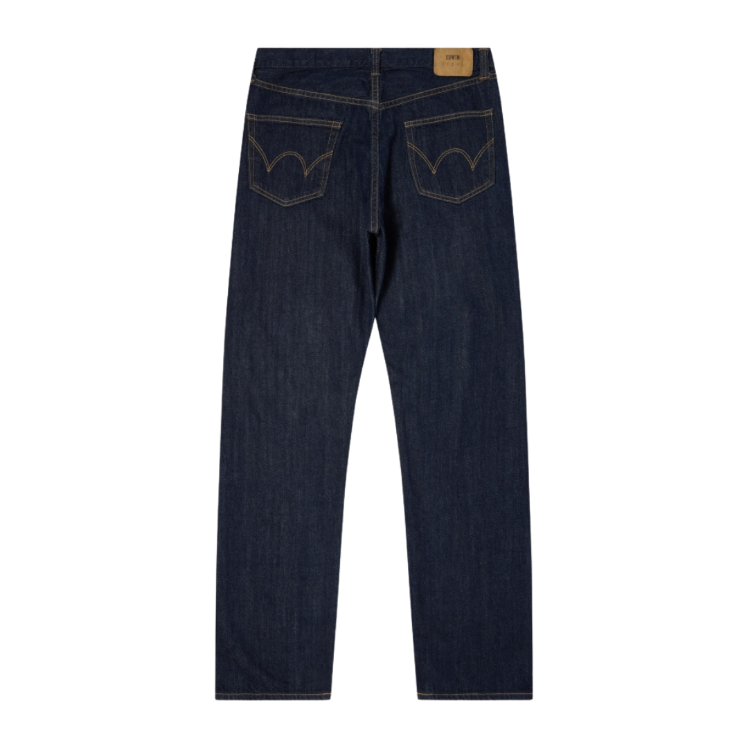Edwin Regular Straight Jeans in Blue - Rinsed