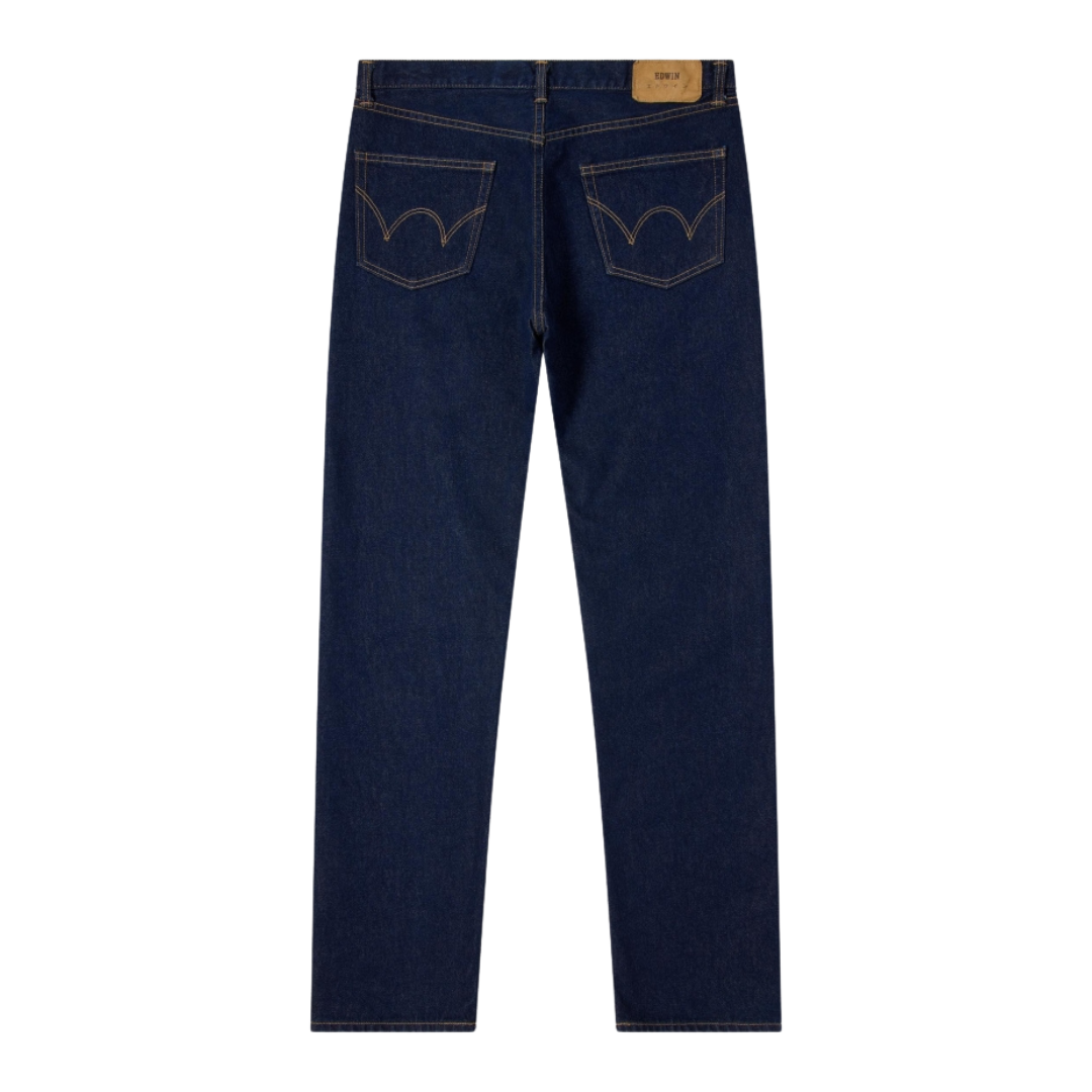 Edwin Regular Straight Jeans in Blue - Rinsed