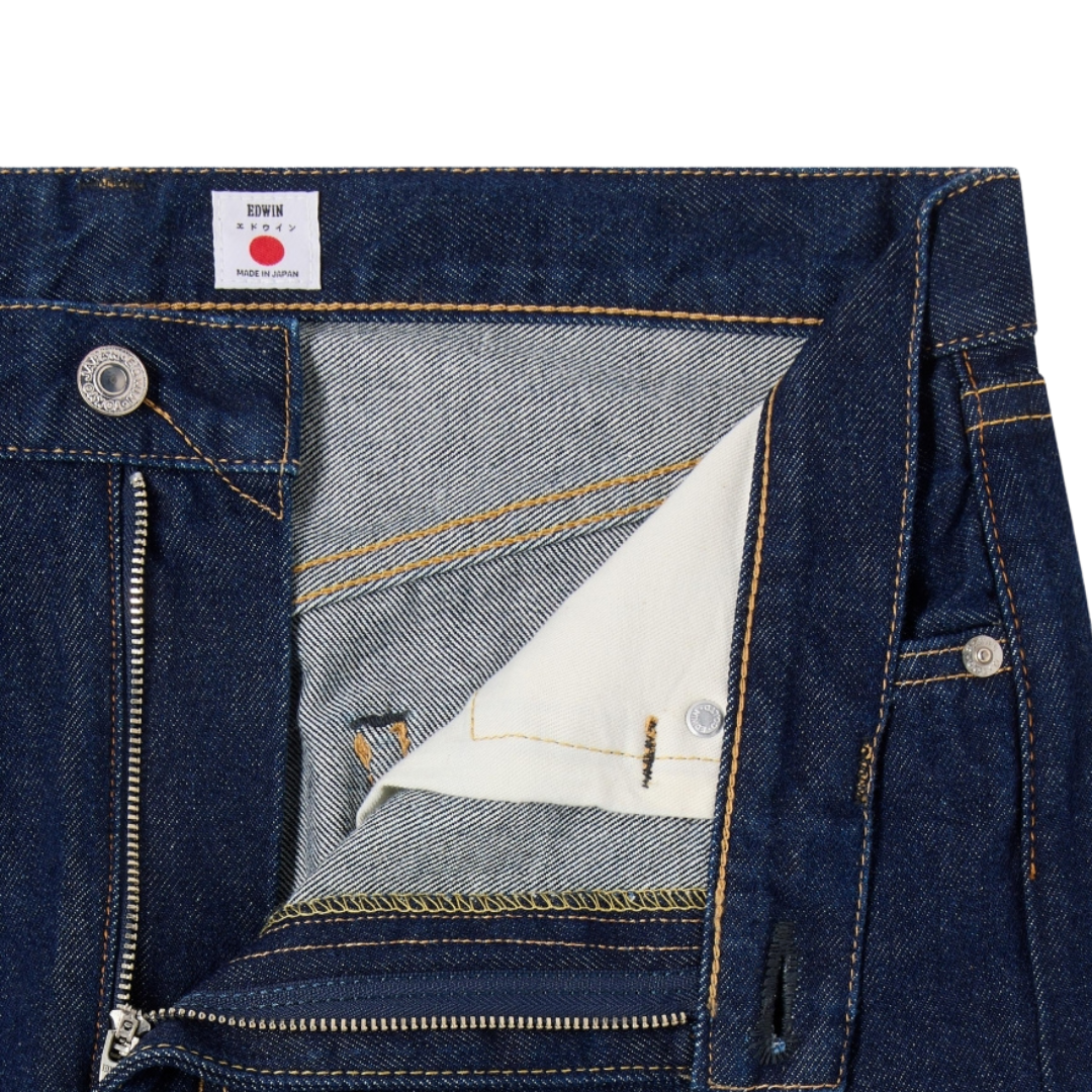 Edwin Regular Straight Jeans in Blue - Rinsed