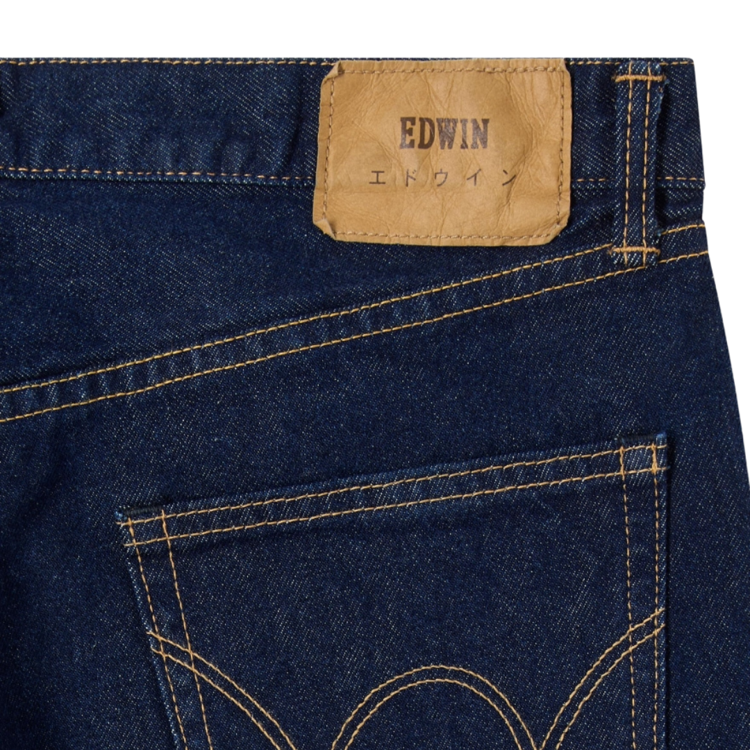 Edwin Regular Straight Jeans in Blue - Rinsed