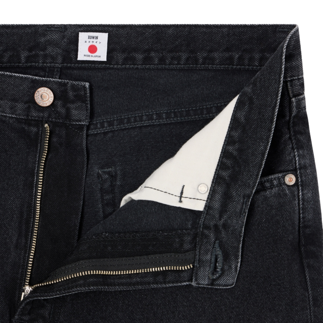 Edwin Loose Jeans in Black - Dark Used