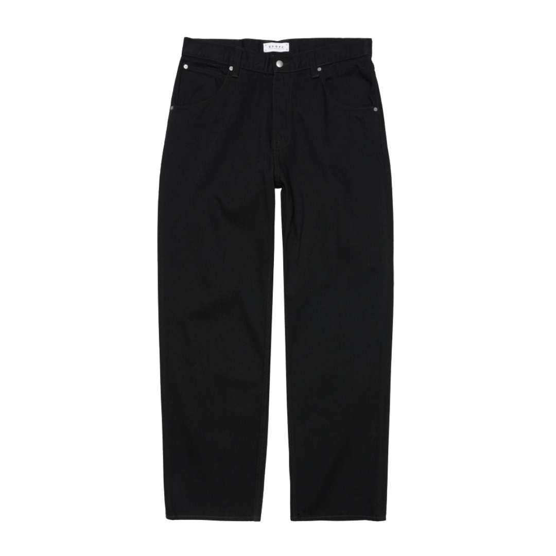 Edwin Tyrell Pants in Black - Rinsed