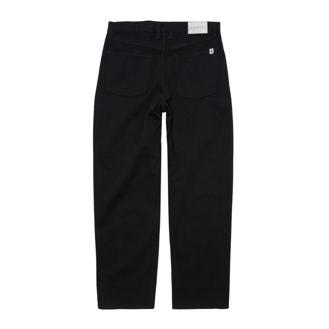 Edwin Tyrell Pants in Black - Rinsed