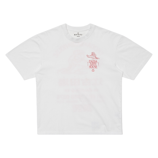 Edwin Ekoda Bath House T-Shirt in White