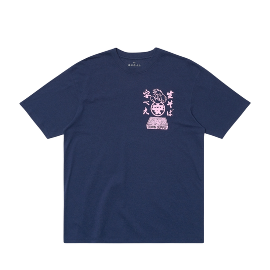 Edwin Soba Yasube T-Shirt in Maritime Blue