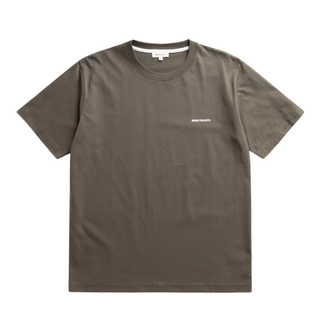 Norse Projects Dyrehaven Logo T-Shirt in Beluga