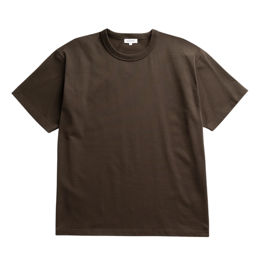 Norse Projects Snekkersten Arch Print T-Shirt in Delicioso Brown