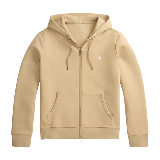 Ralph Lauren Zip Up Hoody in Vintage Khaki