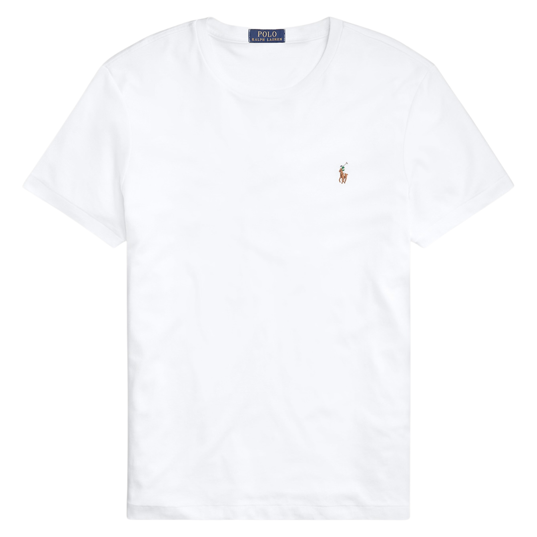 Ralph Lauren Soft Touch Crewneck T-Shirt in White