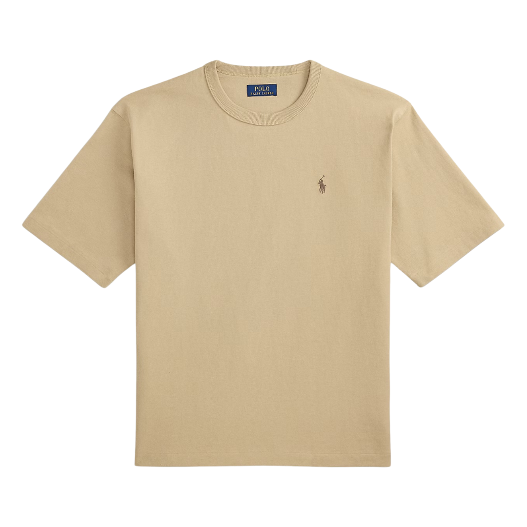 Ralph Lauren Crewneck T-Shirt in Coastal Beige