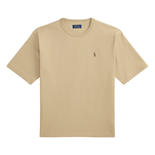 Ralph Lauren Crewneck T-Shirt in Coastal Beige