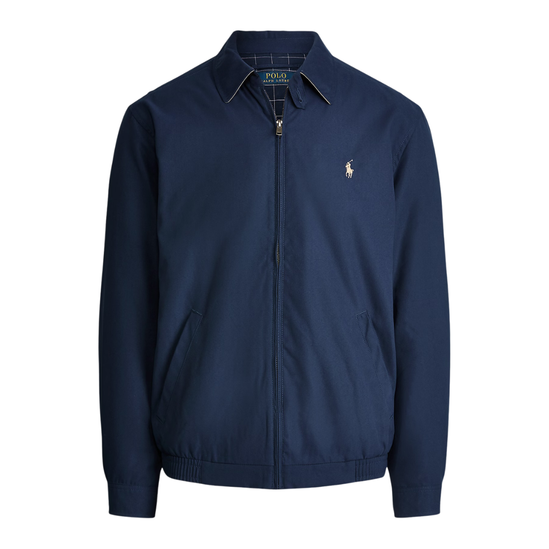Blouson Harrington Ralph Lauren en bleu marine raffiné