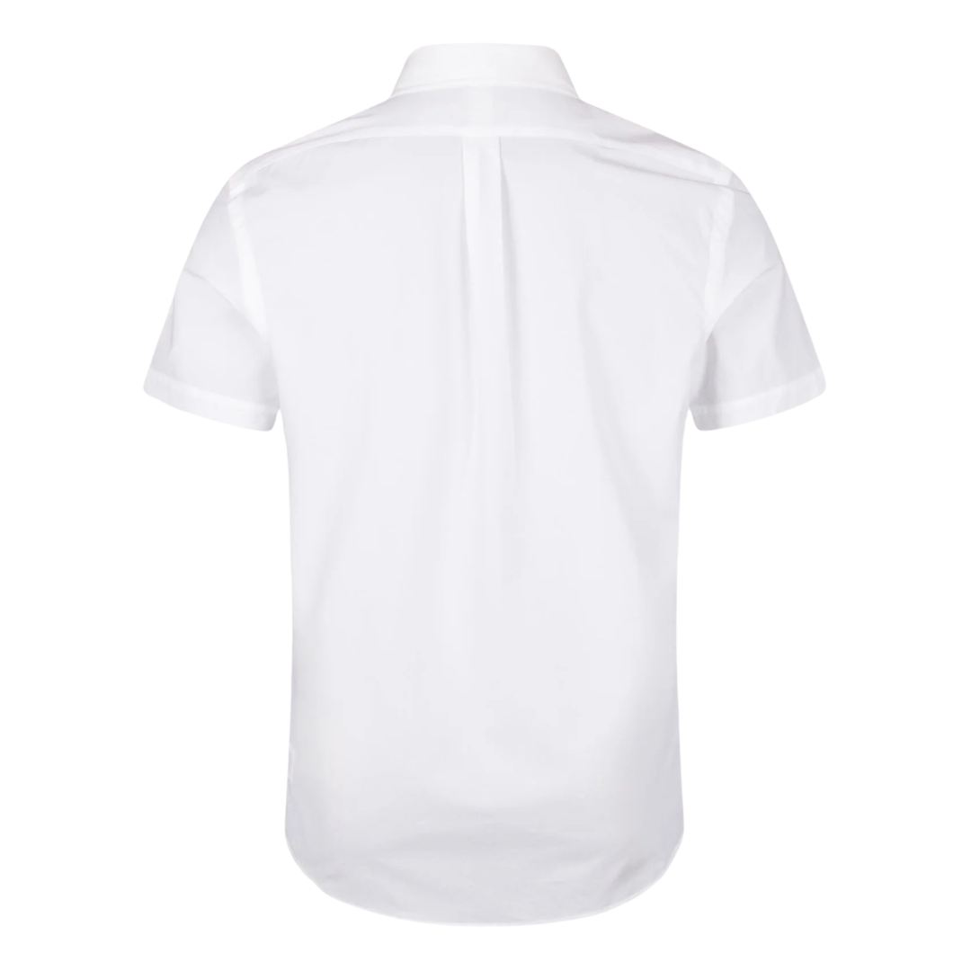 Chemise Ralph Lauren à manches courtes de couleur blanche
