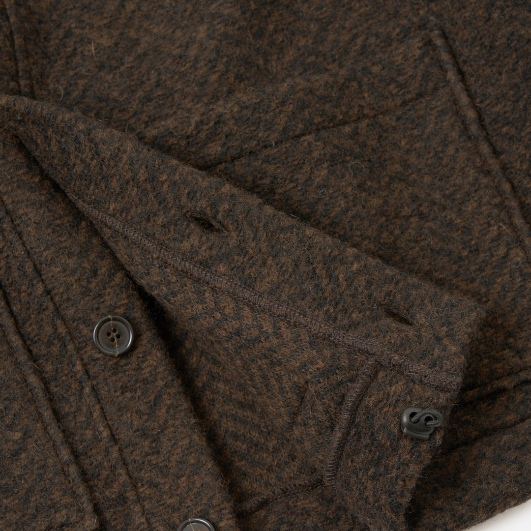 Universal Works Advance Cardigan in Brown