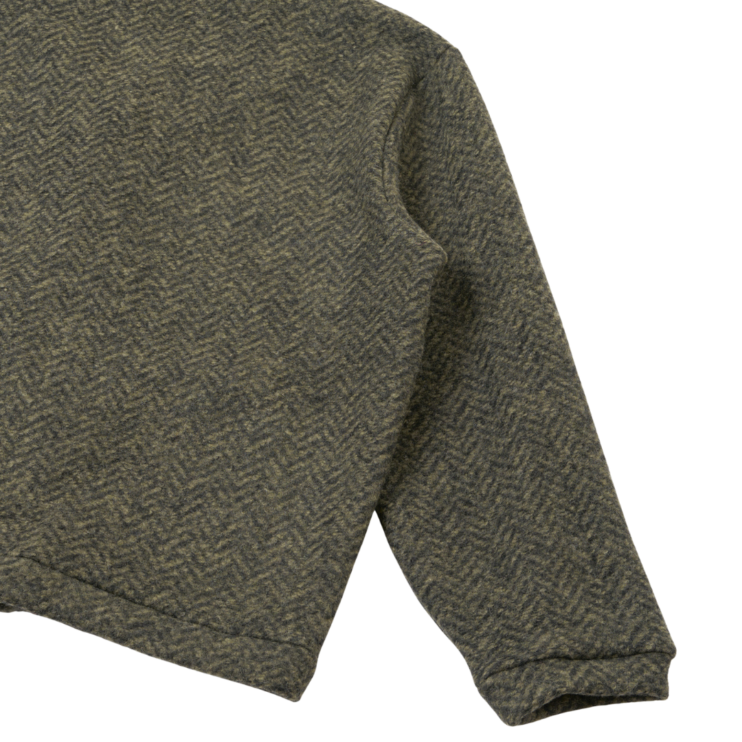 Universal Works Advance Cardigan in Olive